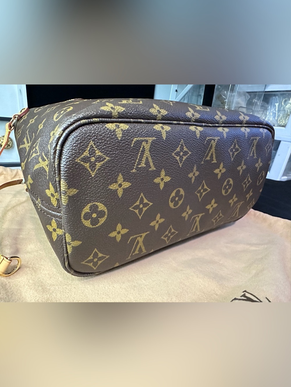Louis Vuitton Neverfull Monogram Tote PM Brown Canvas - Picture 10 of 16